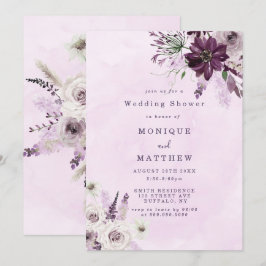 Invitación a la ducha de la ducha de la Boda Blanc