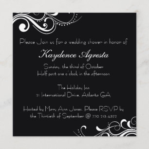 Invitación a la ducha de la eterna boda de amor