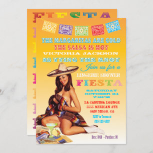 Invitación a la ducha de la Fiesta Lingerie mexica