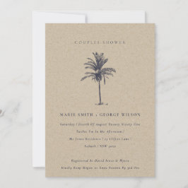 Invitación a la ducha de la Marina de Palm Tree Kr