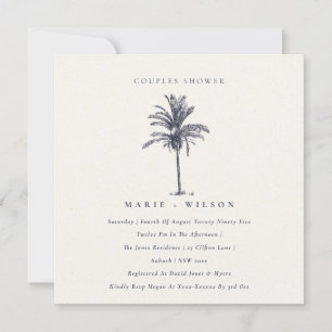 Invitación a la ducha de la Marina de Palm Tree Kr