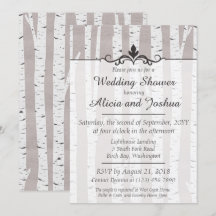 Invitación a la ducha de la naturaleza rústica del