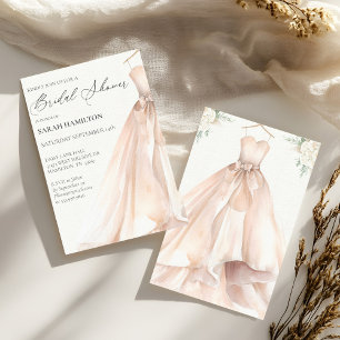 Invitación a la ducha de la novia con Boda de colo