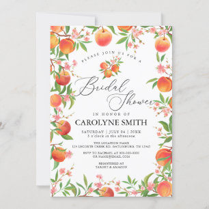 Invitación a la ducha de la novia de color de agua