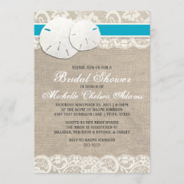Invitación a la ducha de la novia de la playa Rust
