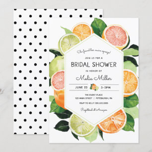 Invitación a la ducha de la novia de Main Squeeze