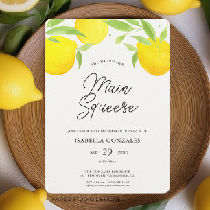 Invitación a la ducha de la novia de Main Squeeze