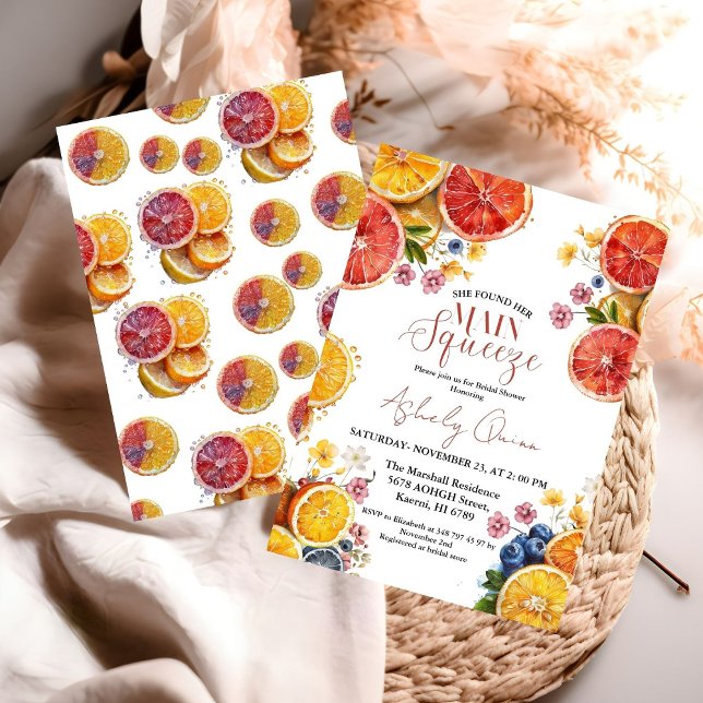 Invitación a la ducha de la novia de Main Squeeze  (Subido por el creador)