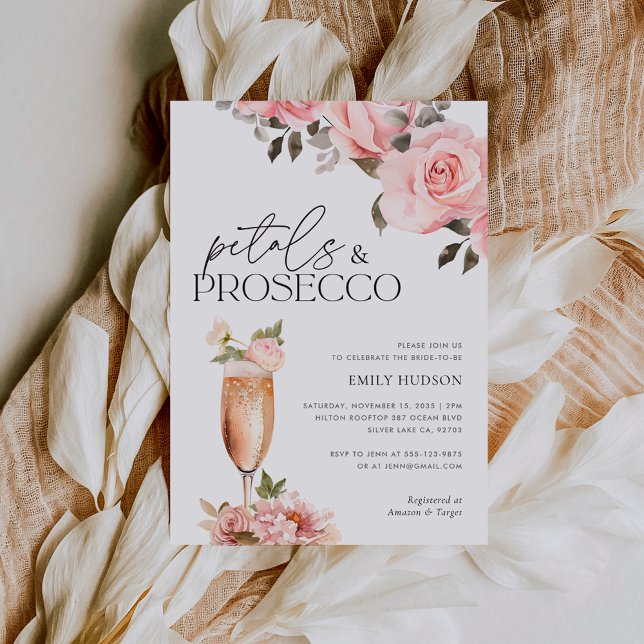 Invitación a la ducha de la novia floral de Petals (Subido por el creador)