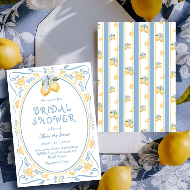 Invitación a la ducha de la novia limonera de Ital (Subido por el creador)