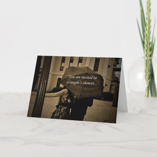 Invitación a la ducha de la pareja (Anverso)