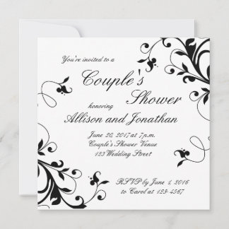 Invitación a la ducha de la pareja de negras blanc