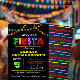 Invitación a la ducha de las luces de Fiesta