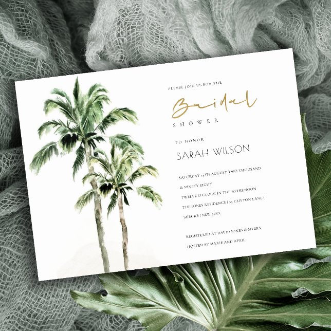 Invitación a la ducha de las palmeras tropicales d (Subido por el creador)