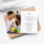 Invitación a la ducha de las parejas de fotografía<br><div class="desc">Envíe una invitación a la ducha de moda, única y moderna para parejas con su foto. Crea tu ducha de parejas invitamos con nuestras plantillas fáciles de usar. Solo ingresa tu información y foto y ya terminas. Y se imprime profesionalmente, creando la alta calidad, el lujo. Lujo sin precio de...</div>