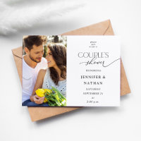 Invitación a la ducha de las parejas de fotografía
