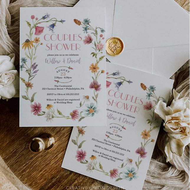 Invitación a la ducha de las parejas del Boho de C (Subido por el creador)