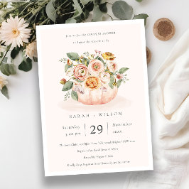 Invitación a la ducha de las parejas florales de c