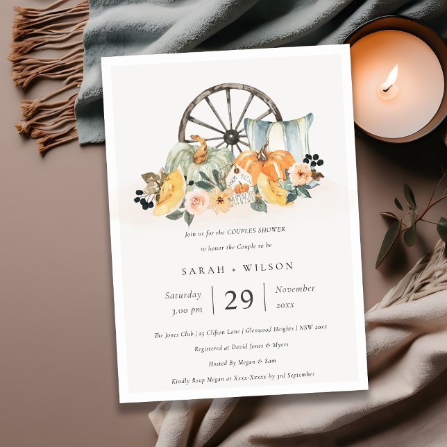 Invitación a la ducha de las parejas florales de h (Subido por el creador)