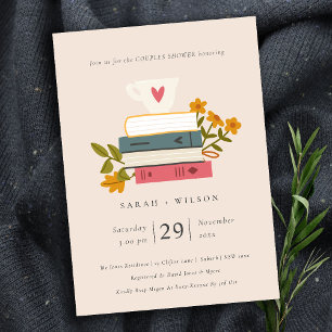 Invitación a la ducha de las parejas florales de l