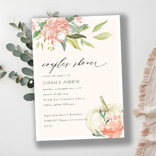 Invitación a la ducha de las parejas florales de R