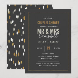 Invitación a la ducha de las parejas más brillante