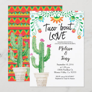Invitación a la ducha de las suculentas parejas Ca