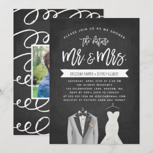 Invitación a la ducha de matrimonio para parejas c