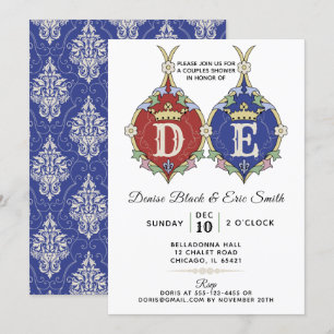 Invitación a la ducha de matrimonio para parejas m