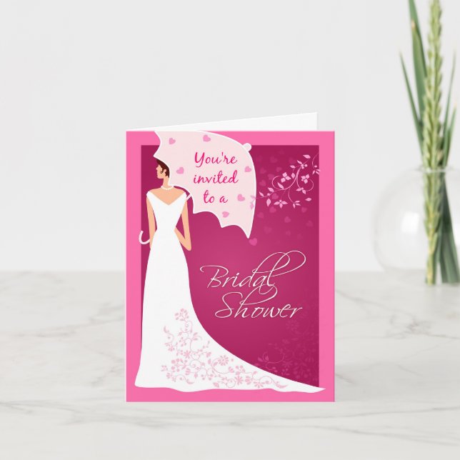Invitación a la ducha de novia (Anverso)
