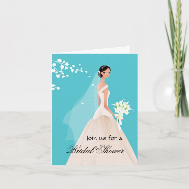Invitación a la ducha de novia (Anverso)