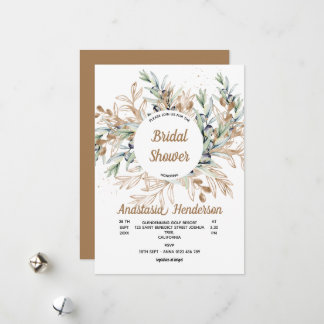 Invitación a la ducha de novia-