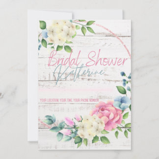 Invitación a la ducha de novia