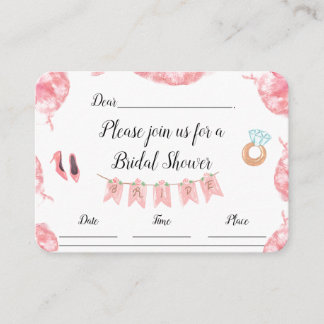 Invitación a la ducha de novia