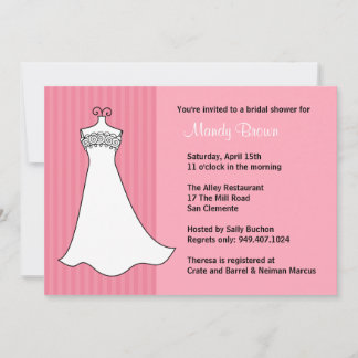 Invitación a la ducha de novia