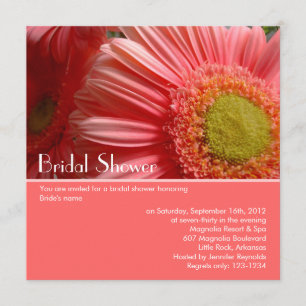 Invitación a la ducha de novia