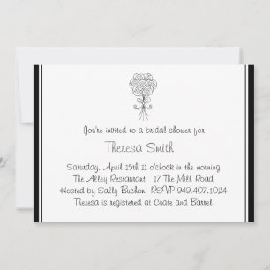 Invitación a la ducha de novia