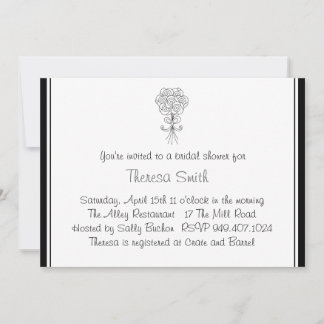 Invitación a la ducha de novia