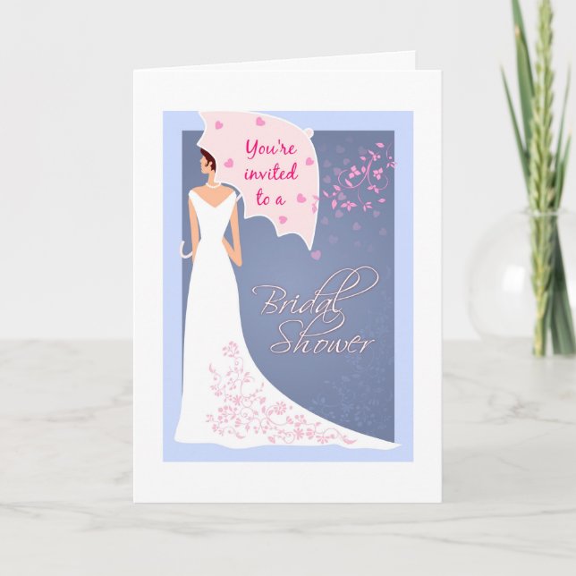 Invitación a la ducha de novia (Anverso)
