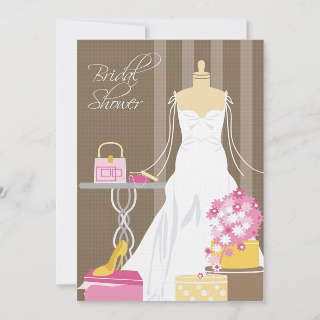 Invitación a la ducha de novia (Anverso)