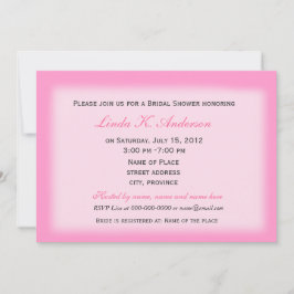 Invitación a la ducha de novia, añada tu foto