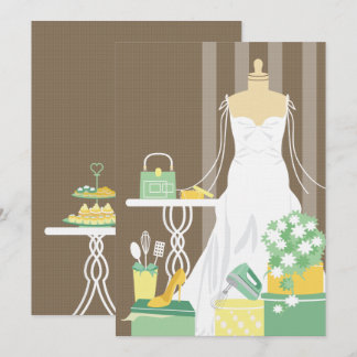 Invitación a la ducha de novia - Añade tu propio t