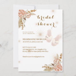 Invitación a la ducha de novia Boho Bliss