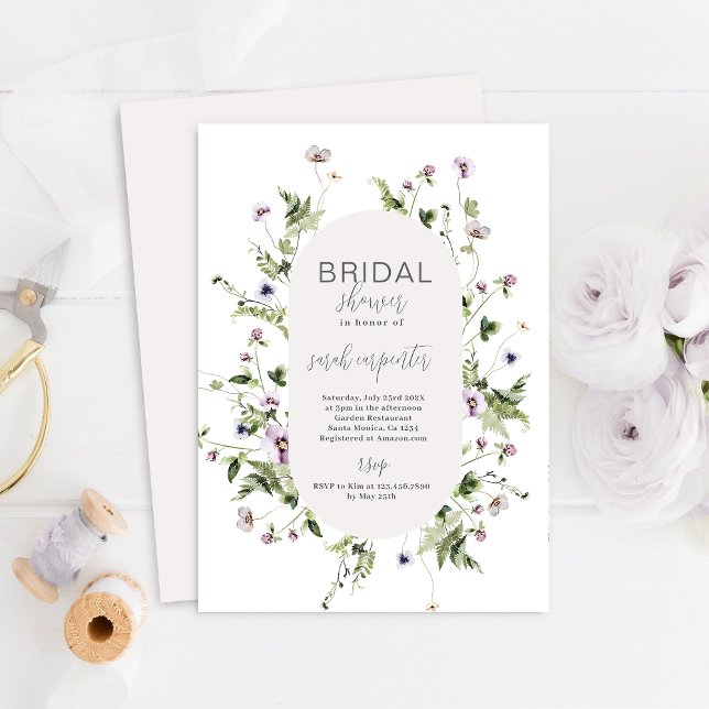 Invitación a la ducha de novia Boho Wildflower (Subido por el creador)