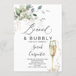 Invitación a la ducha de novia Brunch & Bubbly