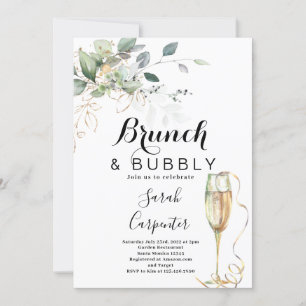 Invitación a la ducha de novia Brunch & Bubbly