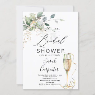 Invitación a la ducha de novia Bubbly
