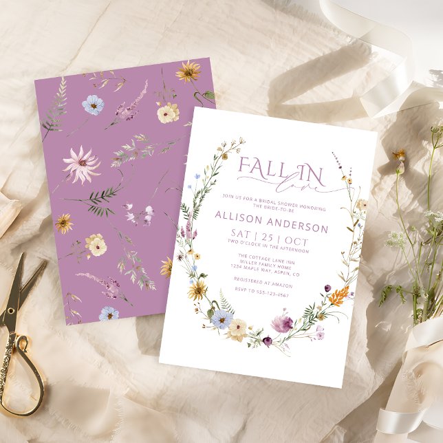 Invitación a la ducha de novia Caída en el Amor (Subido por el creador)