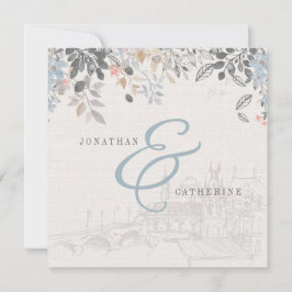 Invitación a la ducha de novia con encanto del vie