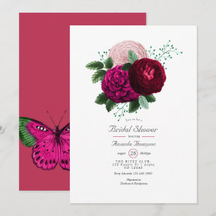 Invitación a la ducha de novia con flores Viva Mag